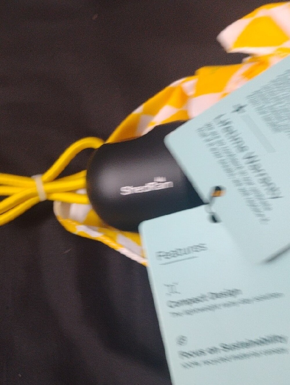 Target🎯Yellow Checker Mini Umbrella🆕💦☔ - Picture 3 of 4